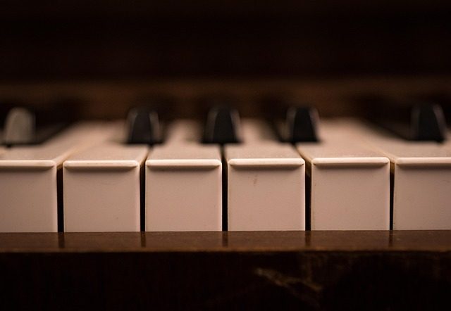 a major chord piano