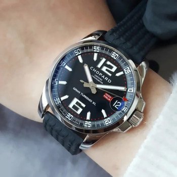 98% New Chopard Classic Racing Series 44mm Automatic Mechanical Calendar Watch Men's Watch 168997 Genuine