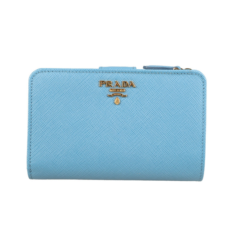 [9.9 Brand New] Prada Prada Unisex Leather Bag Men's Bag Women's Bag Short Wallet