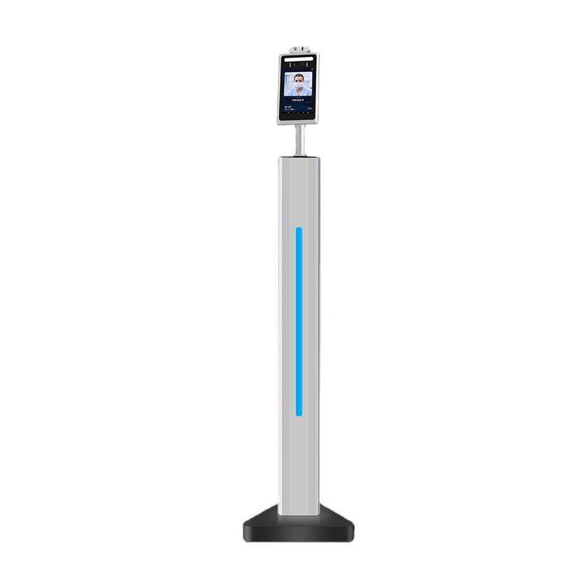 Intelligent face recognition and body temperature measurement machine equipment attendance and access control body temperature F1070 detects dynamic people