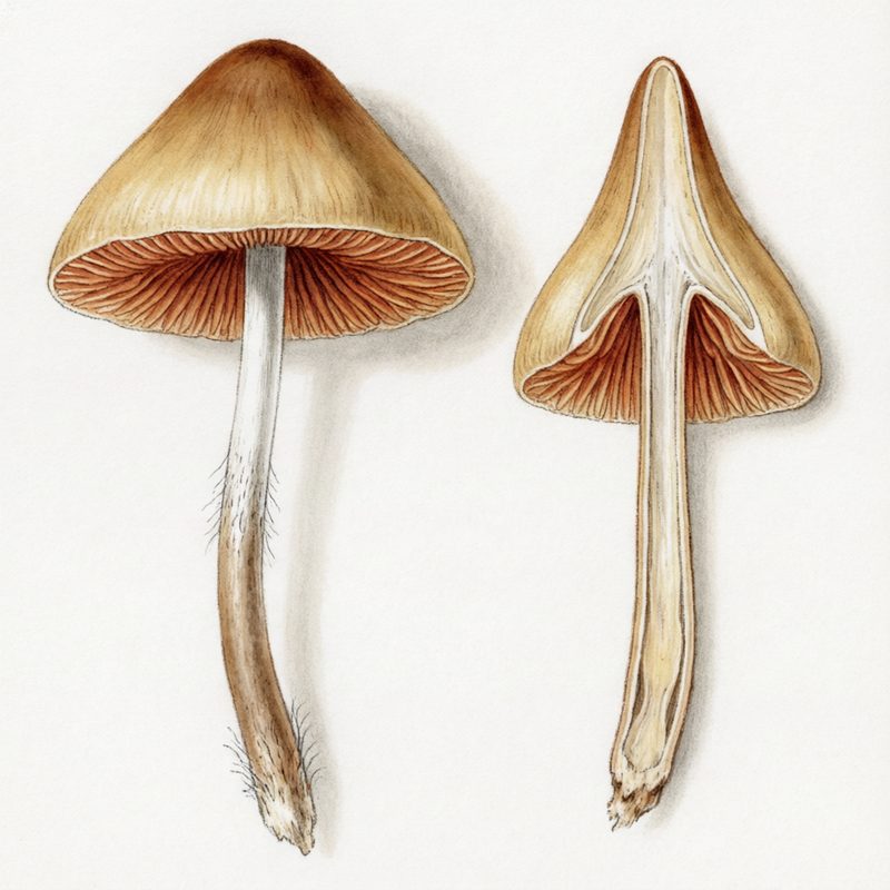 Thread-foot Conocybe