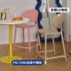 Bar chair commercial restaurant cafe bar chair seat height 55cm stool stackable guest spare plastic high chair