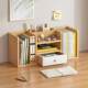 Bookshelf Desktop Desk Storage Rack Small Student File Organizer Office Desk Storage Rack
