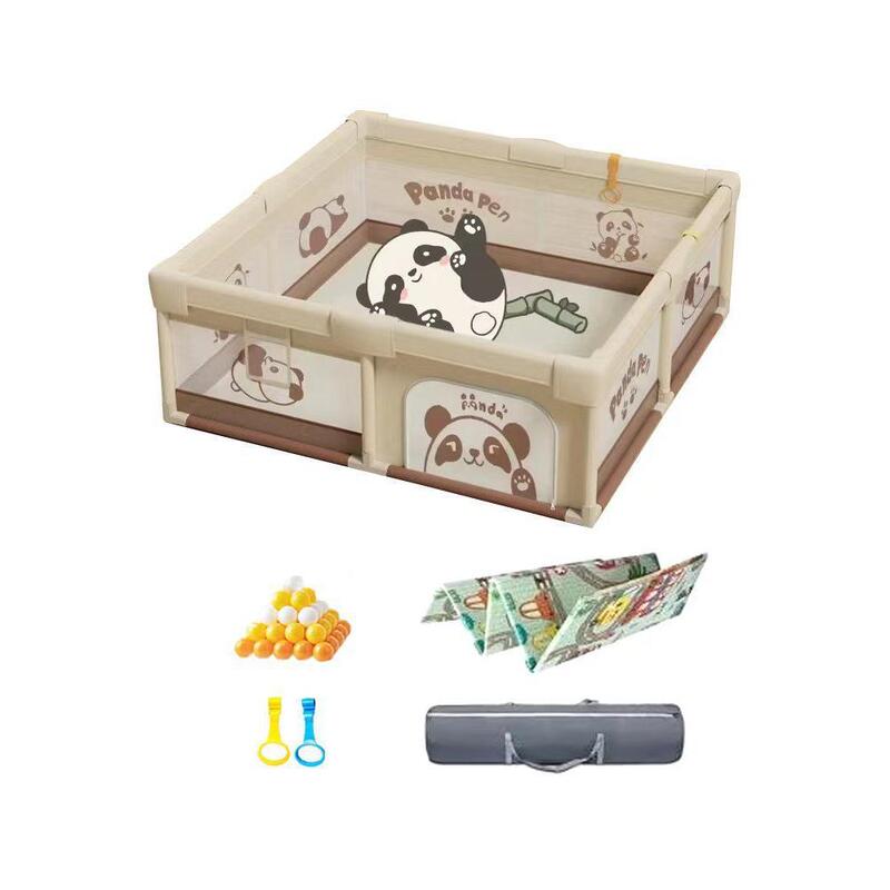 Playpen Protective Fence Baby Living Room Crawling Mat Children's Indoor Home Fence Educational Qiaole Bear