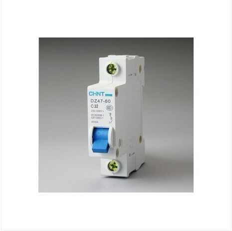 Zhengtai Small Breaker Air Switch C45 DZ47 1P 6A-20A-32A-60A C Type