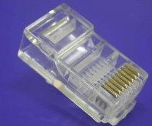 Crystal head Eight-core network cable Crystal head Good quality Network cable special transparent crystal head can be installed by itself