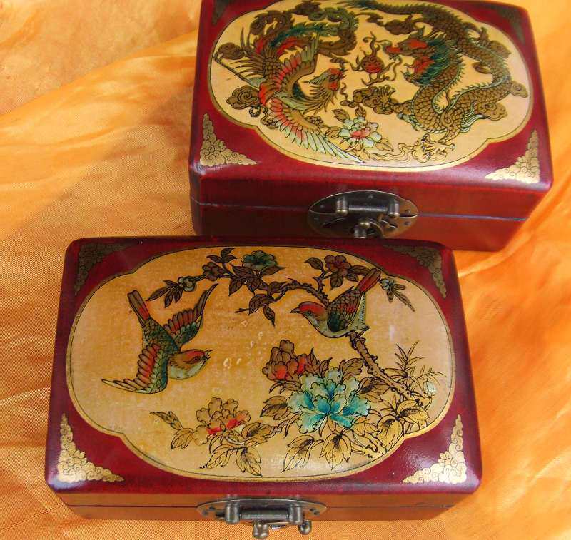 Antique - box jewelry box Antique - functional jewelry box Antique - functional makeup box