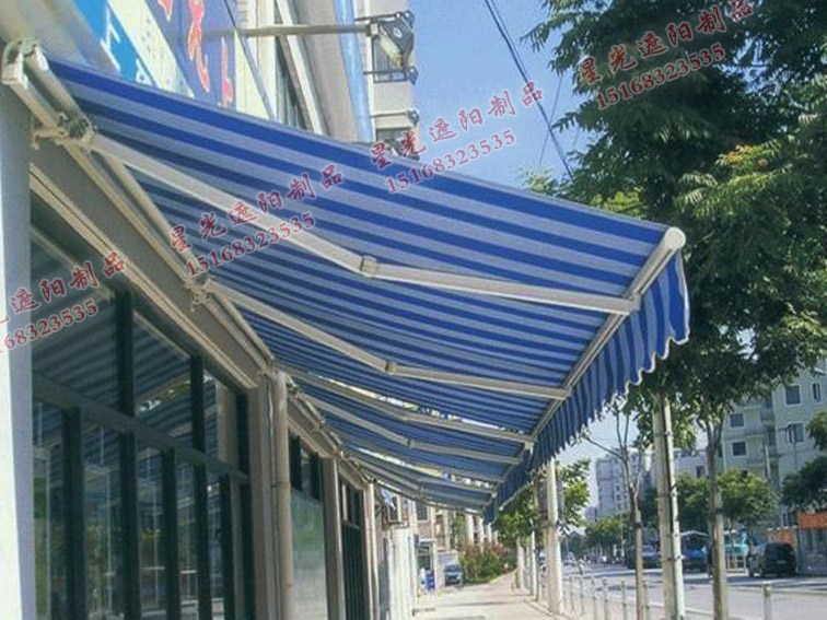 Factory direct sales strengthen thickened outdoor balcony awning canopy telescopic folding awning garage parking shed