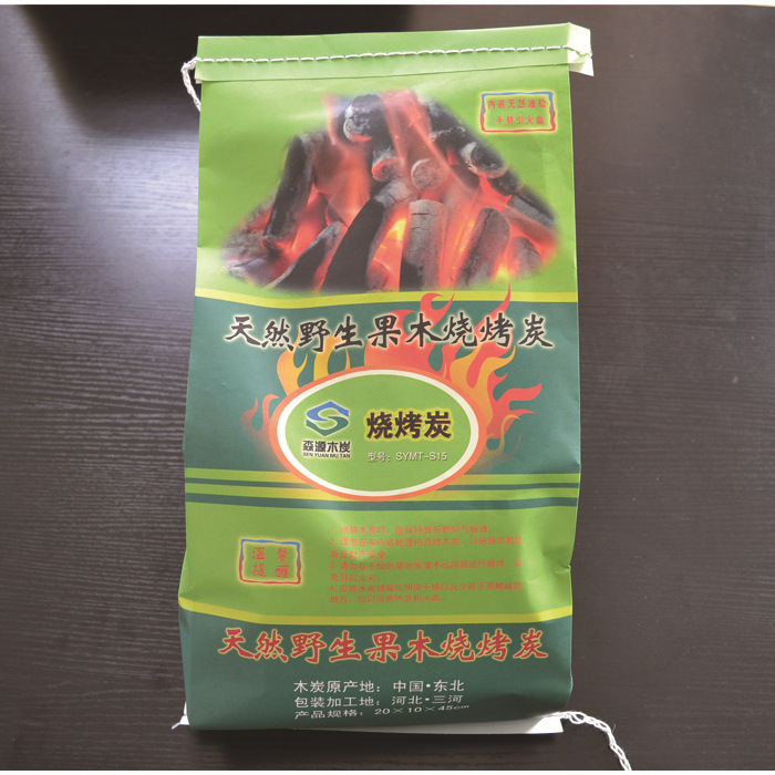 Barbecue Charcoal Mechanism Natural Wild Fruits Wood Barbecue Charcoal Shenzhen 4 Catty Smoke-free Carbon Bagged Environmental Charcoal