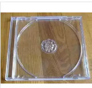 Genuine box quality square transparent thickest 1 disc monolithic 80g high-quality CD box CD box DVD box