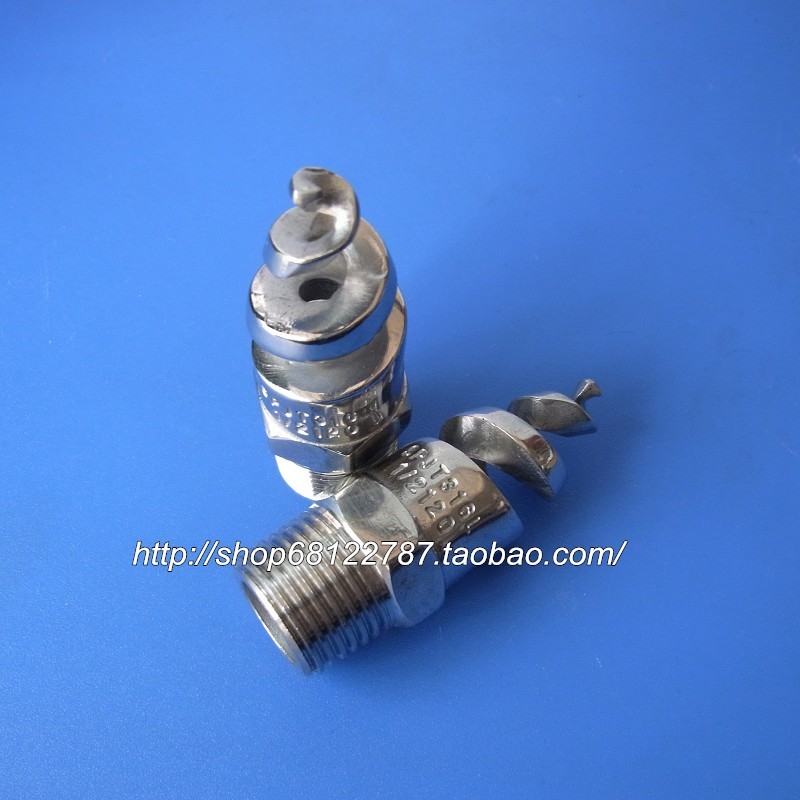 316 spiral nozzle acid and alkali resistant nozzle spiral nozzle lawn nozzle 4 points stainless steel