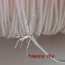 Transparent Teflon silver plated cable SIGNAL cable Headphone cable OUTER diameter 1 2MM