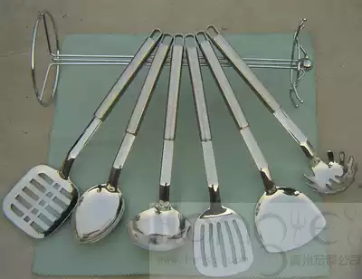 Special offer stainless steel cooking spatula soup rice colander kitchen utensils spatula seven-piece set cooking cookware