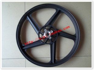 Qianjiang original factory accessories QJ125-19 front and rear wheels smooth running front disc brake rear drum brake hub rim steel rim