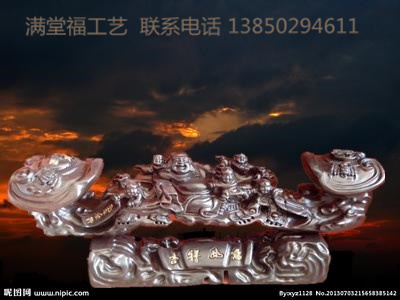 Black sandalwood Craftsmanship Gift Pendulum with five children Denko Five children Millver auspicious Ruyi Gift big number Living room swing piece