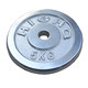Pure Iron Electroplated Dumbbell Plates with White Lettering and Small Holes, Barbell Plates 1.5, 2, 2.5/5/10kg, 15kg Iron Disc Weights