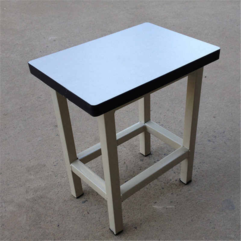 Wrought iron stool Assembly line stool Frame stool Small square stool Density bench Factory workshop stool Canteen stool