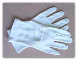 Thickened white cotton gloves, cotton wool gloves, gift gloves, dust-proof gloves, dust-free gloves, labor protection supplies