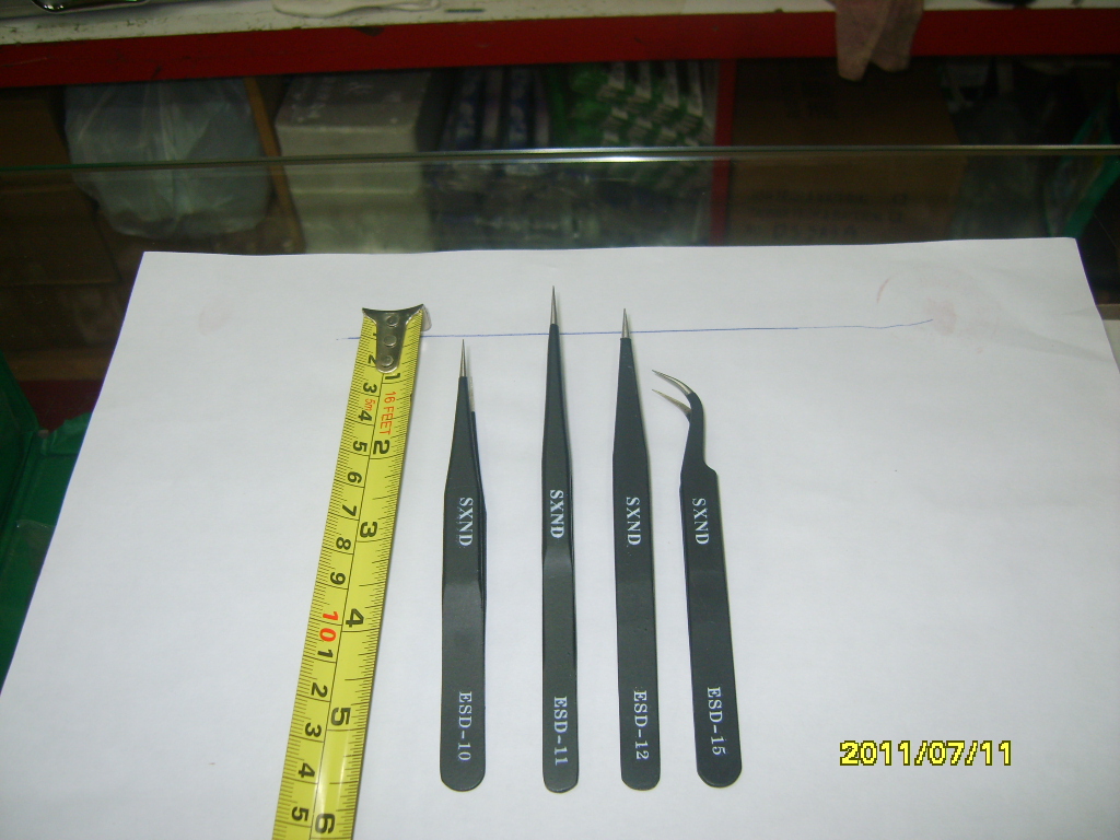 Promotion of high-quality stainless steel tweezers antistatic tweezers mobile phone repair tweezers TS-10 11 12 15