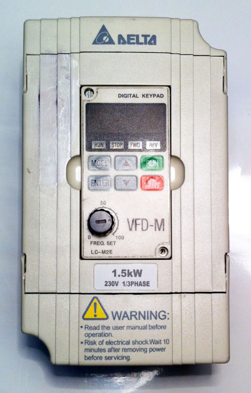 Delta Frequency Device VFD-M 1 5KW 230V 1 3PHASE