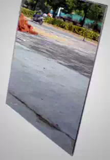 Customized one-way see-through glass monocular glass mirror