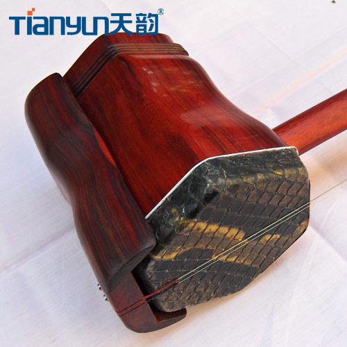 Advanced ethnic string instrument Leaflet rosewood Silver silk Erhu professional performance examination introduction Gift box Bow rosin