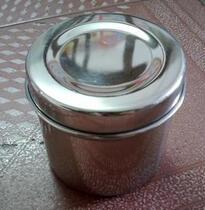 Thickened stainless steel alcohol cylinder disinfection cylinder cotton ball cylinder oil paste cylinder gauze dressing cylinder cotton tank
