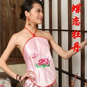 Lady apron pyjama phù hợp với đồ lót người lớn gợi cảm phục vụ nhà phong cách Trung Quốc