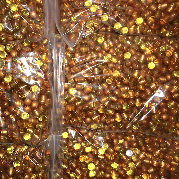 Reflective cat's eye glass reflective beads 10*13MM (2 yuan 6 pcs)for speed reduction belt