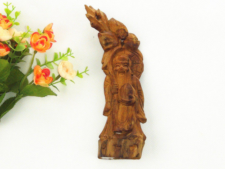 Vietnamese rosewood birthday star male wood carving ornaments mahogany crafts home accessories handle pieces of wood hand-carved