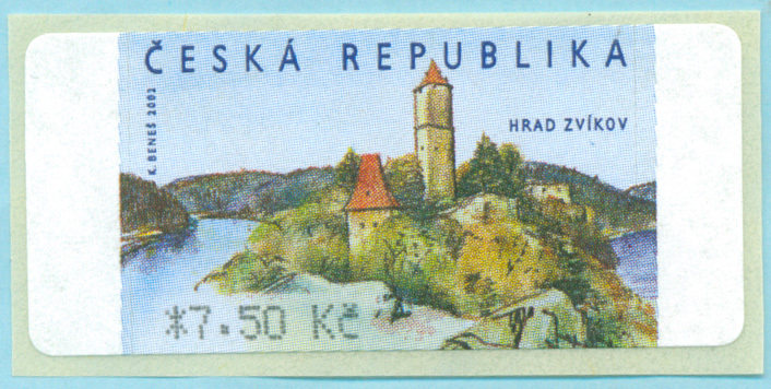 Czech 2 Castle Automation Electronic Stamp Building Natural Landscape