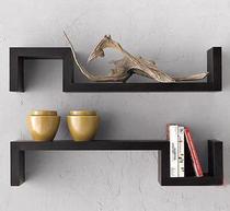 S-type shelf Shelf shelf Wall frame set-top box wall rack TV partition creative layer rack rack bracket bracket