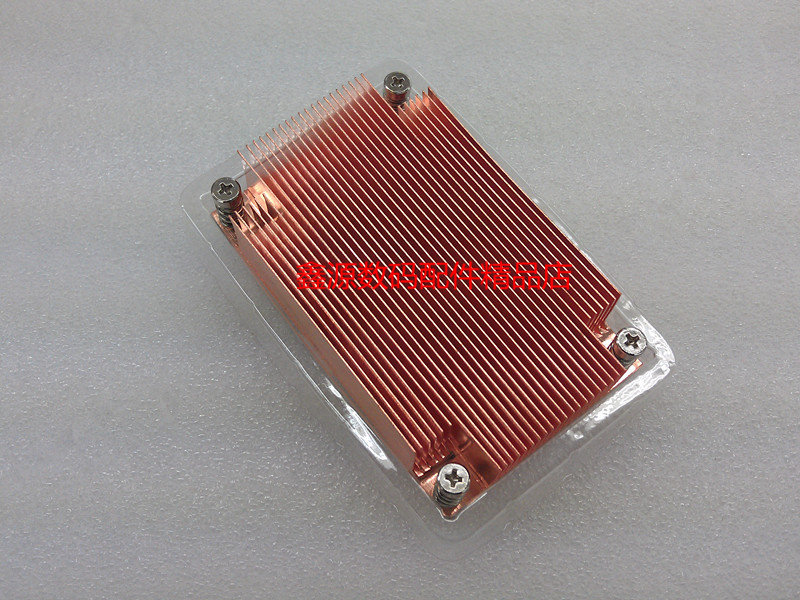 1U server CPU radiators 2011-pin rectangular passive pure copper mute intel2011 platform