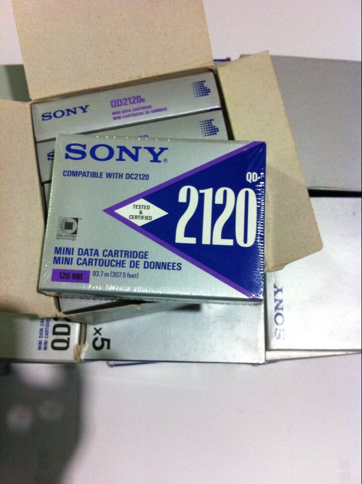 sonyQD2120 tape 120MB