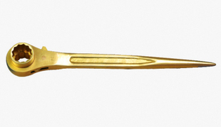 Explosion-proof tools aluminum bronze alloy double-sided ratchet wrench 14*17 22*24 34*36MM
