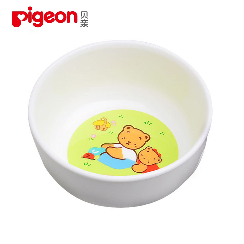 pigeon贝亲宝宝餐具饭碗 婴儿碗餐具 防摔不含双酚A可微波炉DA65