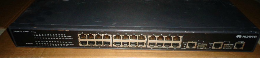 Originally installed second hand Huawei Quidway S2403TP-EA 9 becomes new