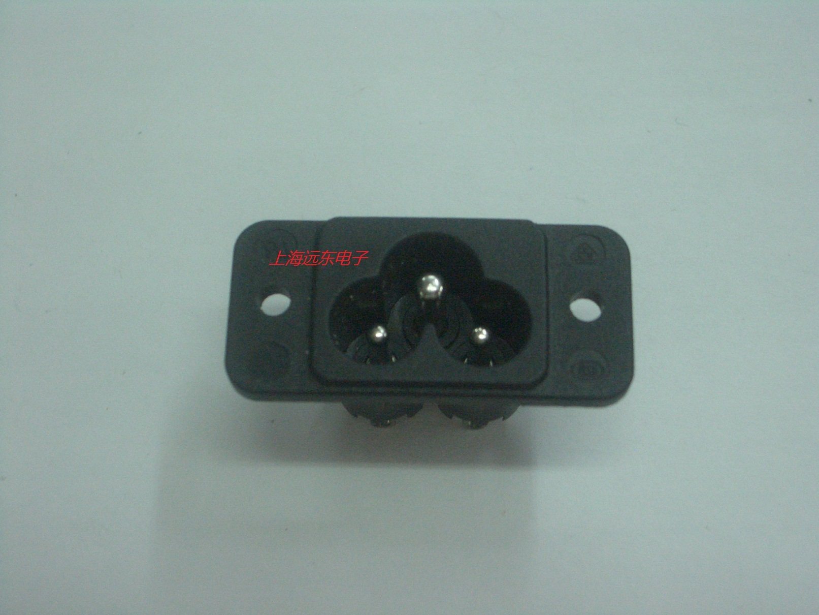 Plum blossom power cord socket Three-core power cord socket Power cord socket plum tail power cord seat pure copper