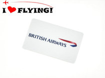 I love flying) British Airways logo bus card sticker card meal card sticker FLIGHT Cabinet CREW