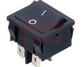 Zhongxun KCD5-201 Black 4-pin double-group rocker switch