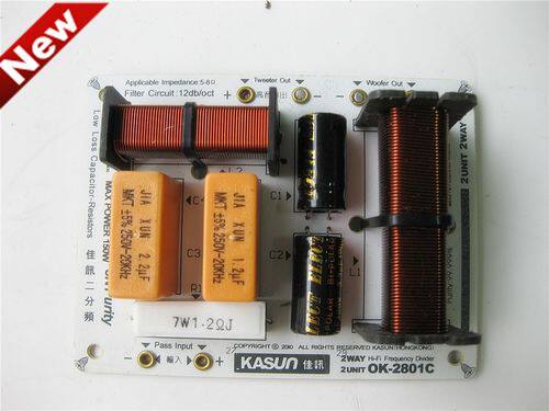 Jiaxun OK-2801C speaker divider Household speaker two-way high and low tone two-way
