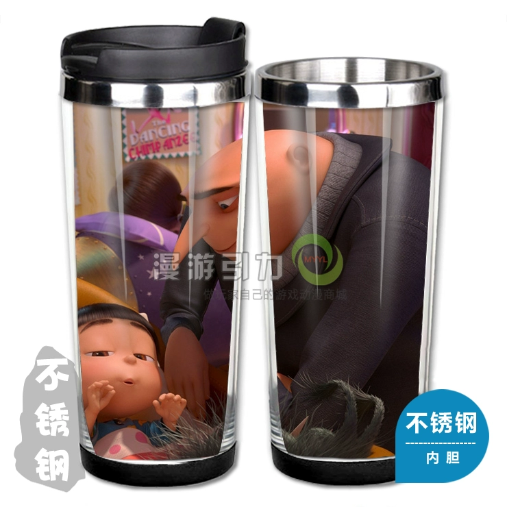 Despicable Me 2 cốc Despicable Me Movie ngoại vi Cốc cà phê bằng thép không gỉ Gluxin Cốc nước 5006 - Game Nhân vật liên quan