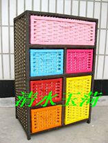 Color six-box childrens toy cabinet storage locker glove cabinet