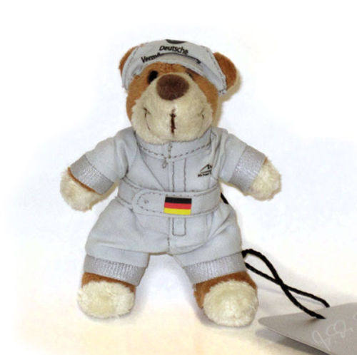 Official Michael Schumacher F1 Michael Schumacher Teddy Bear Keychain