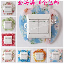 Switch stickers with 10 pieces acrylic switch stickers switch box covers switch stickers socket covers recommended