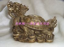 Qinglin Pavilion ---- Brass Bagua Dragon Tortoise Increases Financial Resources Prevents Little People from Avoiding Their Words