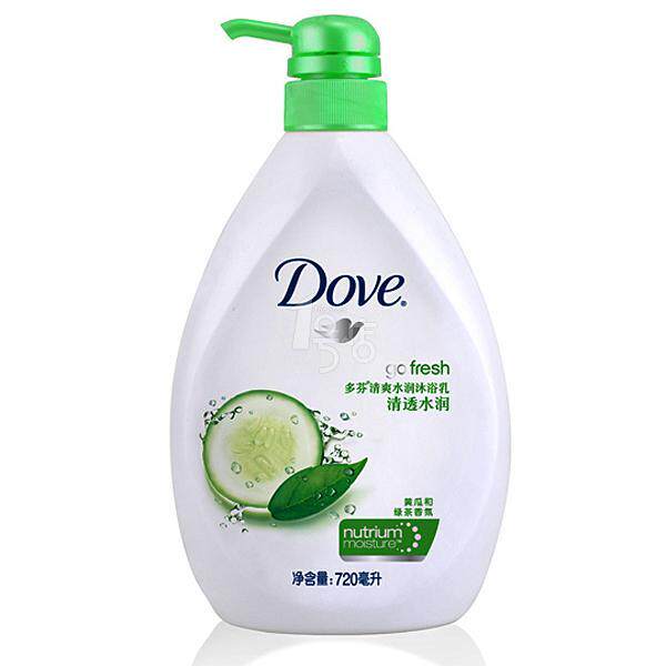 多芬清透水润沐浴乳720ml 锁水保湿 天然滋养 一号店