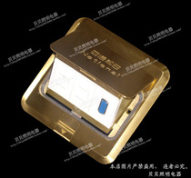  Four-way Songri ground plug two-digit computer VGA ground plug(including bottom box)