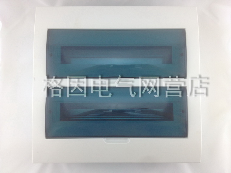 Distribution Case Circuit Box Lighting Box Melan Box White Paint Iron Submit Plastic Panel 36 bit 36P dark mounted