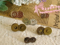 Light Gold Silver Bronze Gun Color strong magnetic buckle magnet buckle diameter 14MM